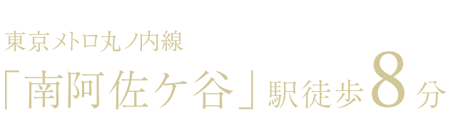 東京メトロ丸ノ内線「南阿佐ケ谷」駅徒歩8分