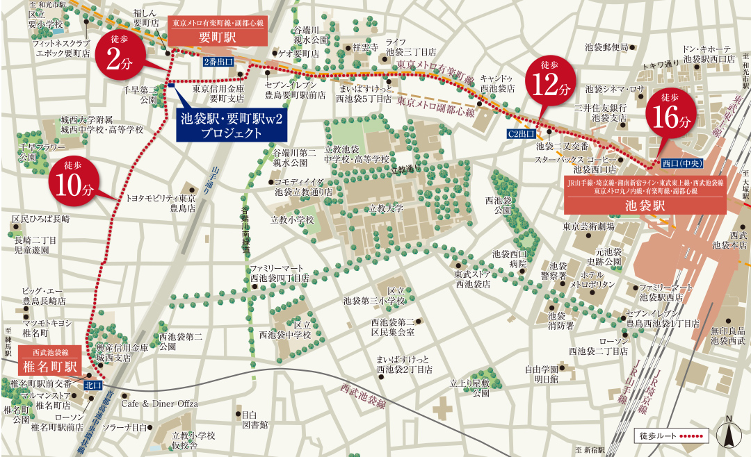 現地案内図