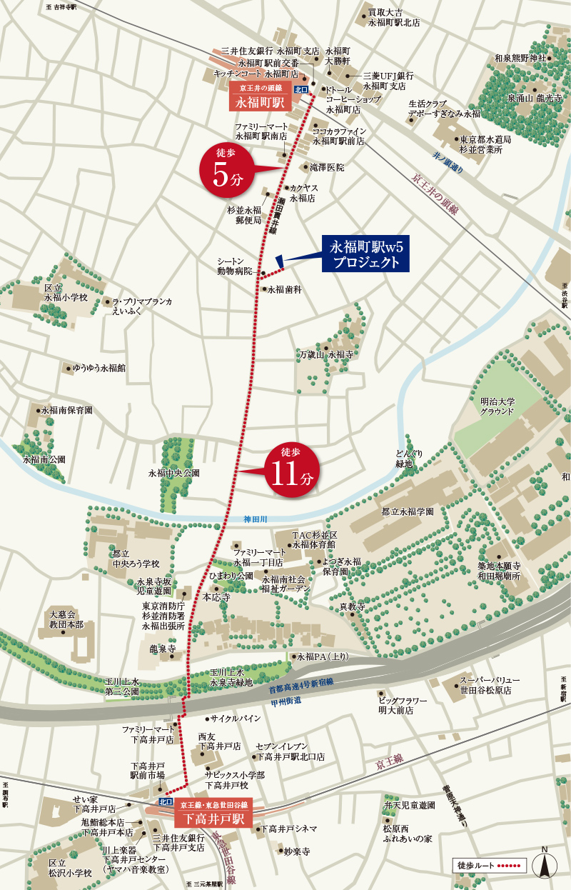 現地案内図