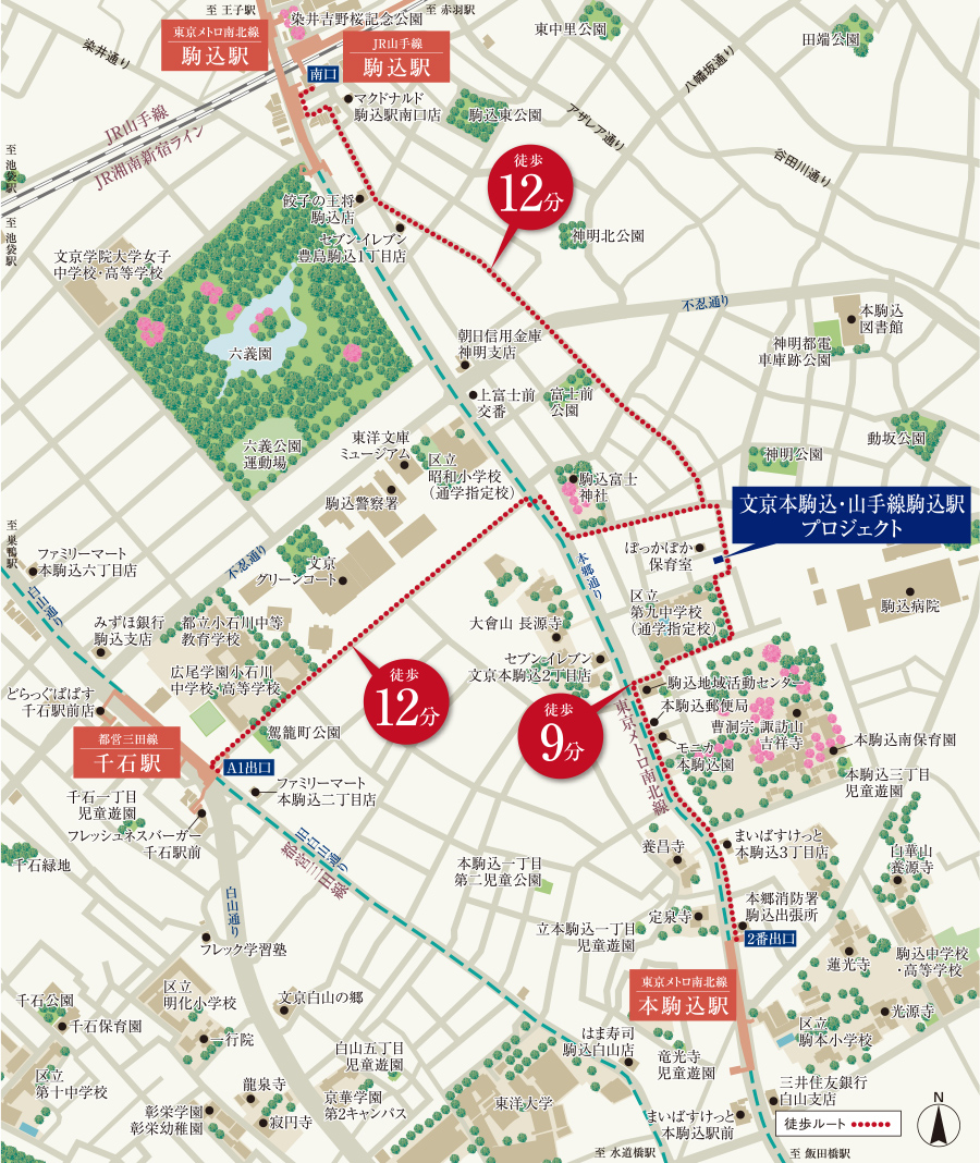 現地案内図