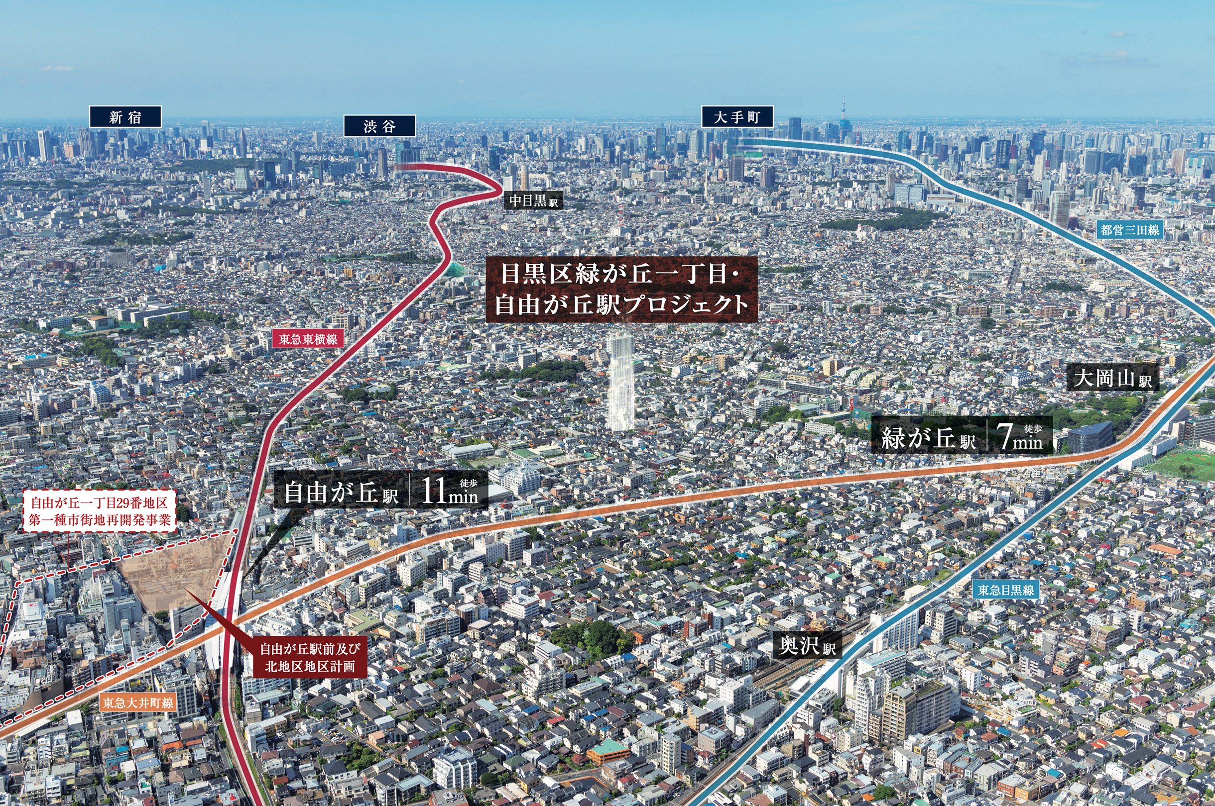 計画地周辺の航空写真