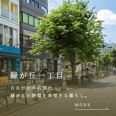 緑が丘一丁目 自由が丘の利便と、緑が丘の静穏を享受する暮らし。