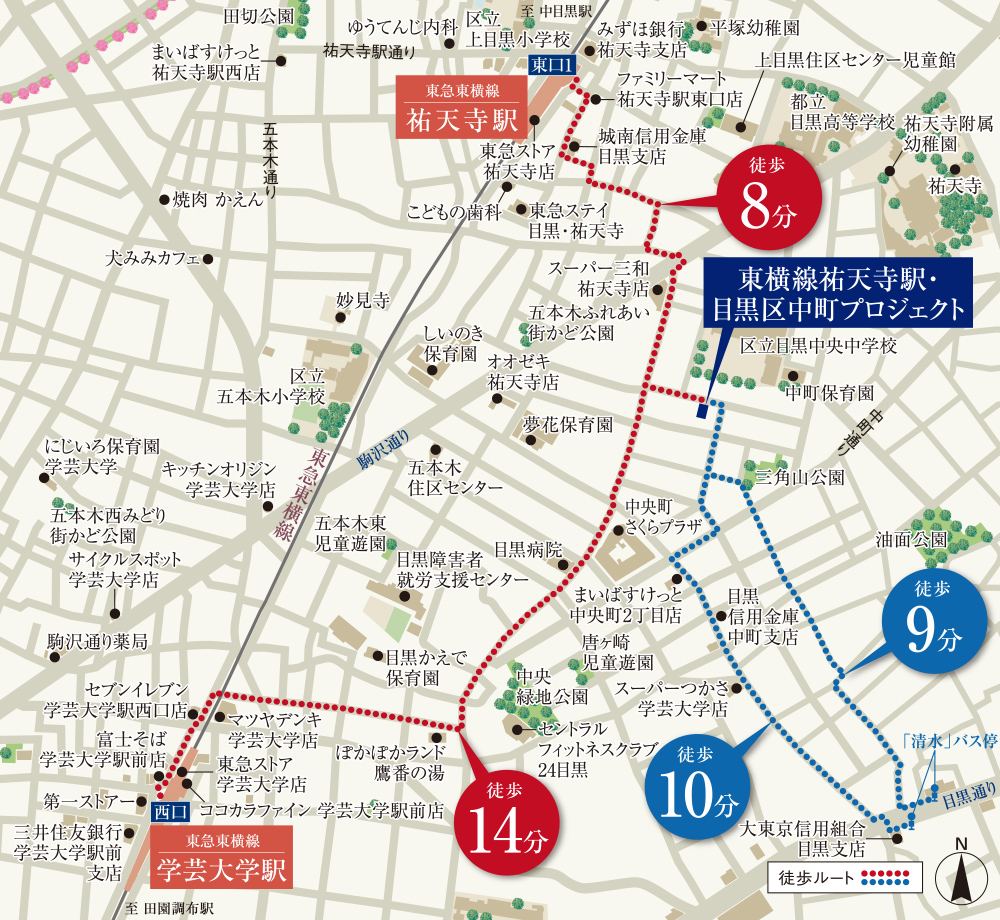 現地案内図