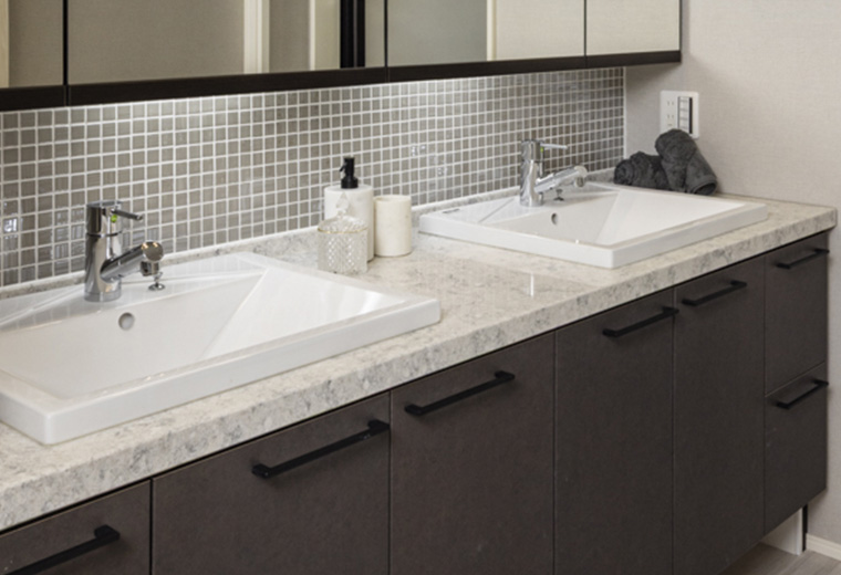 ダブルボウル洗面