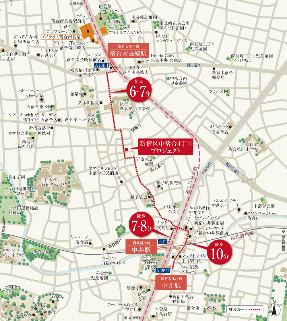 現地案内図
