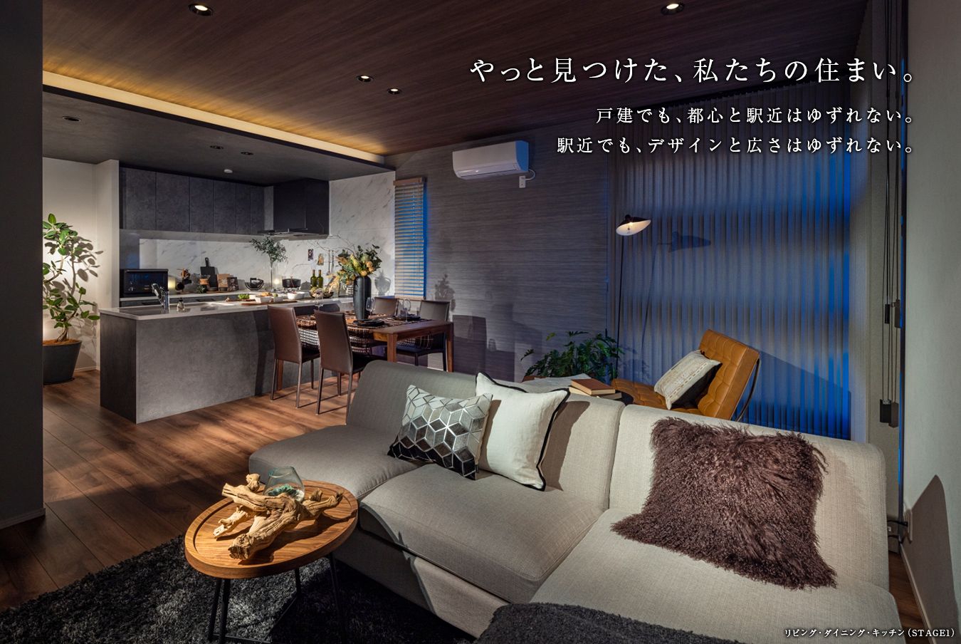 やっと見つけた、私たちの住まい。戸建でも、都心と駅近はゆずれない。駅近でも、デザインと広さはゆずれない。