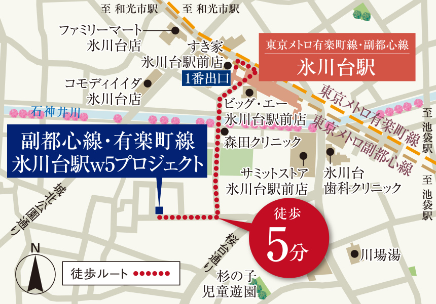 現地案内図